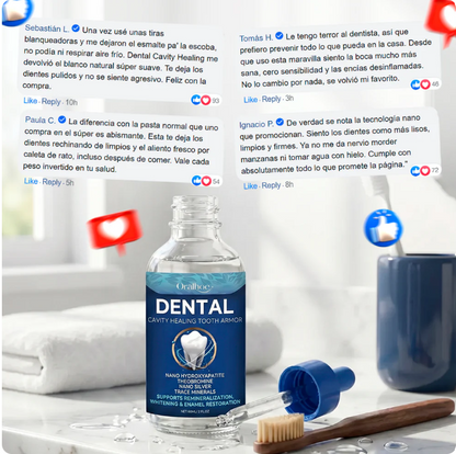 Dental Cavity Healing - La fórmula con nano-hidroxiapatita que  devuelve la fuerza natural a tus dientes