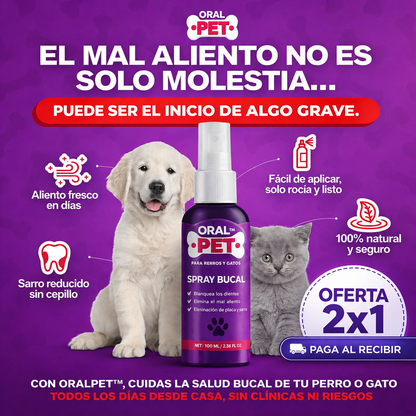 PetFresh™ - El spray que le devuelve el aliento  fresco a tu mascota sin cepillarle │ OFERTA 2X1