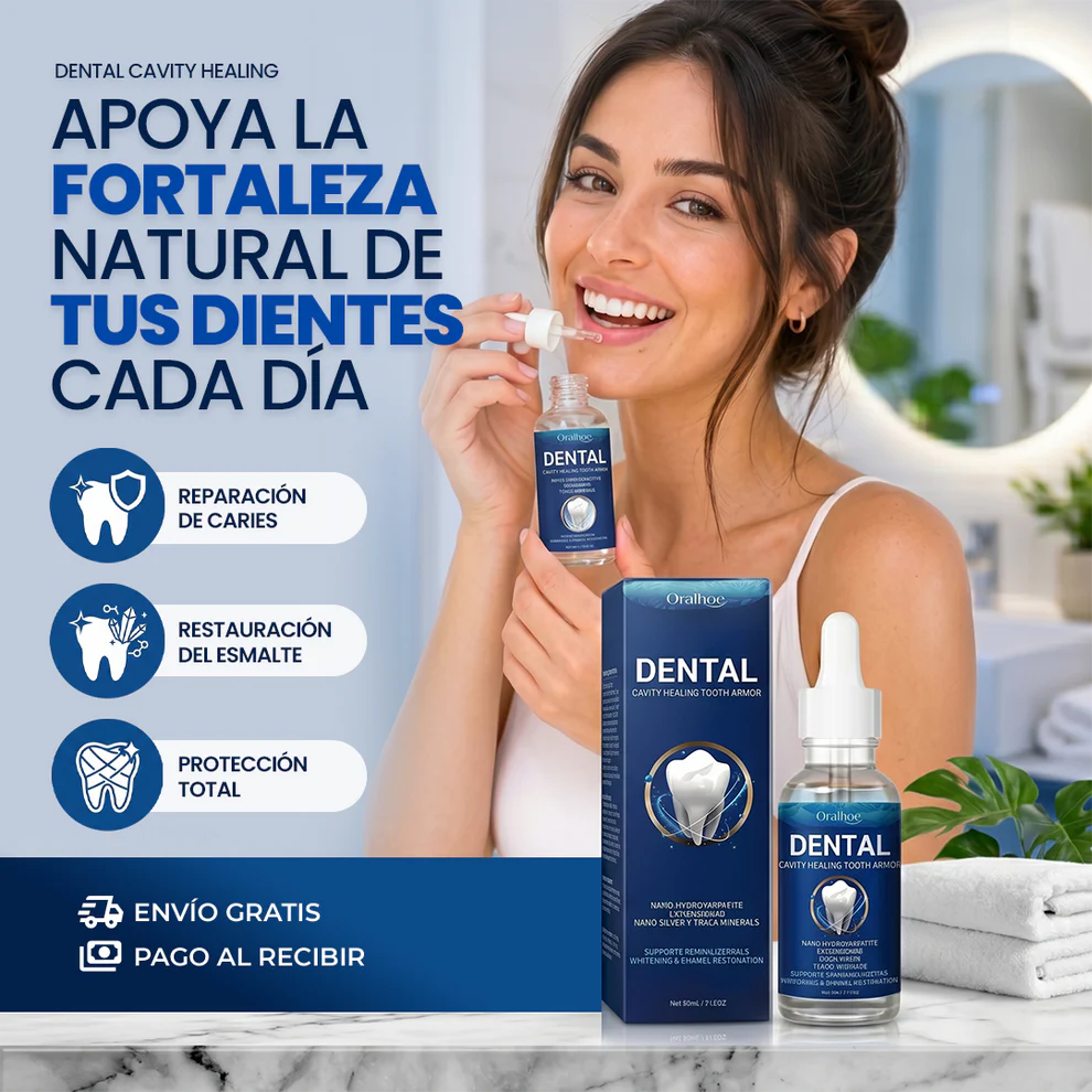 Dental Cavity Healing - La fórmula con nano-hidroxiapatita que  devuelve la fuerza natural a tus dientes