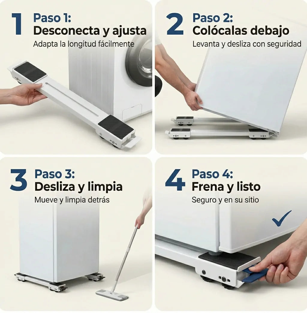 MovePro™ Soporte móvil Para Electrodomésticos ajustable con ruedas